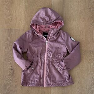 DKNY Kids Mauve Hooded Raincoat